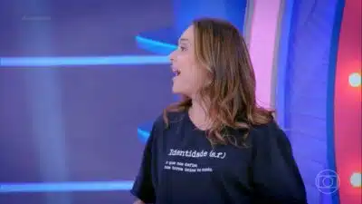 Gabriela Duarte fica chocada com gentileza de Marcos Mion (Foto: Caldeirão)