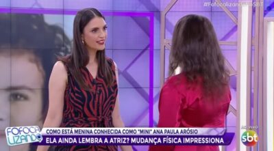 Imagem do post Mini Ana Paula Arósio reaparece na TV após 20 anos e aparência impressiona; veja foto
