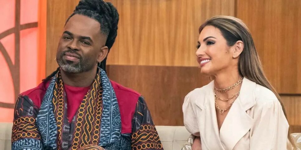 Patrícia Poeta foi acusada de alfinetar Manoel Soares em discurso (Foto: Reprodução/Globo)