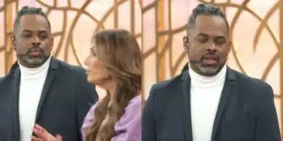 Patrícia Poeta atropelou fala de Manoel Soares (Foto: Reprodução)