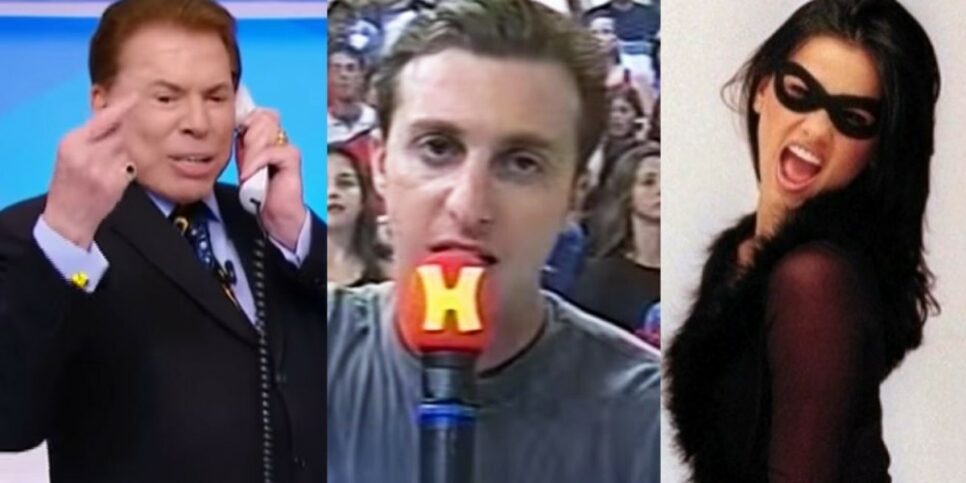Nos anos 90, Band e SBT tiveram uma disputa acirrada pela audiência (Foto: Reprodução/Montagem/Fatos da TV)