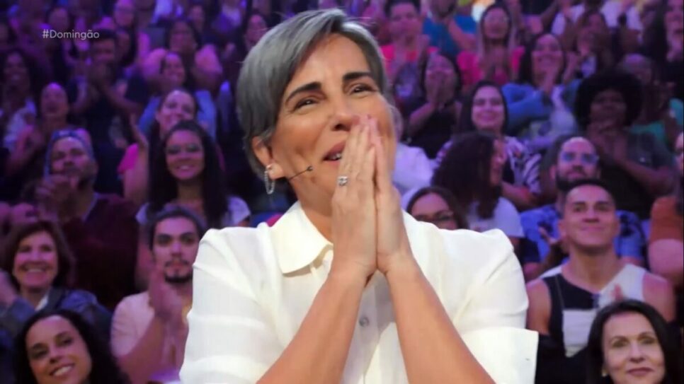 Gloria Pires no programa Domingão