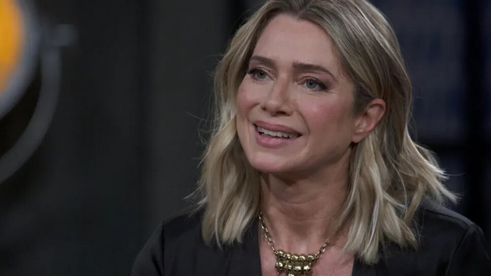 Atriz Letícia Spiller em entrevista para Pedro Bial