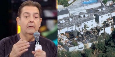 Faustão fez piadas sobre terremoto em Los Angeles. (Foto: reprodução)