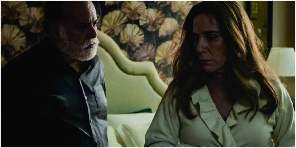 Antônio (Tony Ramos) e Irene (Gloria Pires) em "Terra e Paixão" (Foto: Reprodução/ Globo)