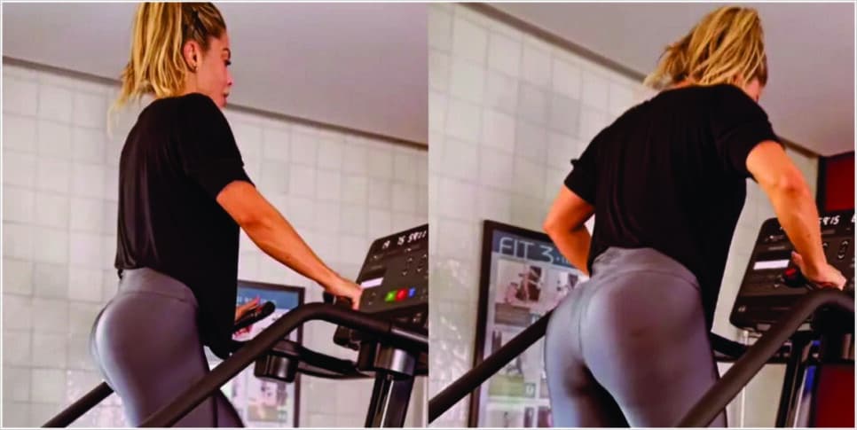 Poliana Rocha compartilhou sua rotina de exercícios (Foto: reprodução/Montagem/ Fatos da TV)