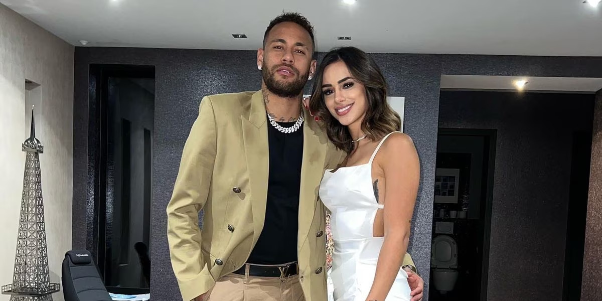 Neymar e esposa (Foto: Reprodução, Instagram)