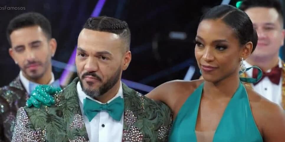 Cantor Belo na Dança dos Famosos (Foto: Reprodução, Globo)