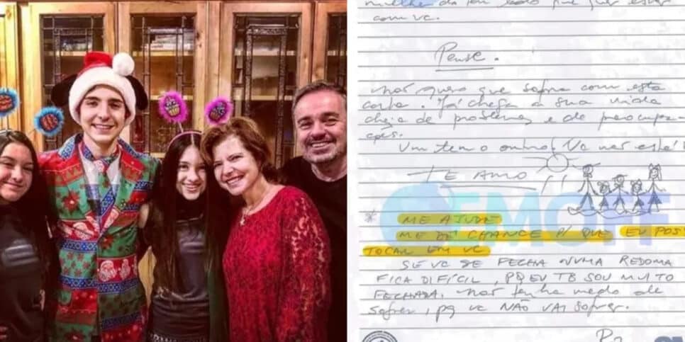 Vaza carta onde Rose sugere curar Gugu da homossexualidade (Foto: Reprodução, Internet)