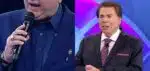 Silvio Santos previu fracasso de Datena em programa. (Foto: reprodução/Montagem)