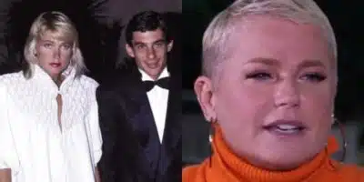 Xuxa teve namoro com Ayrton Senna. (Foto: reprodução)