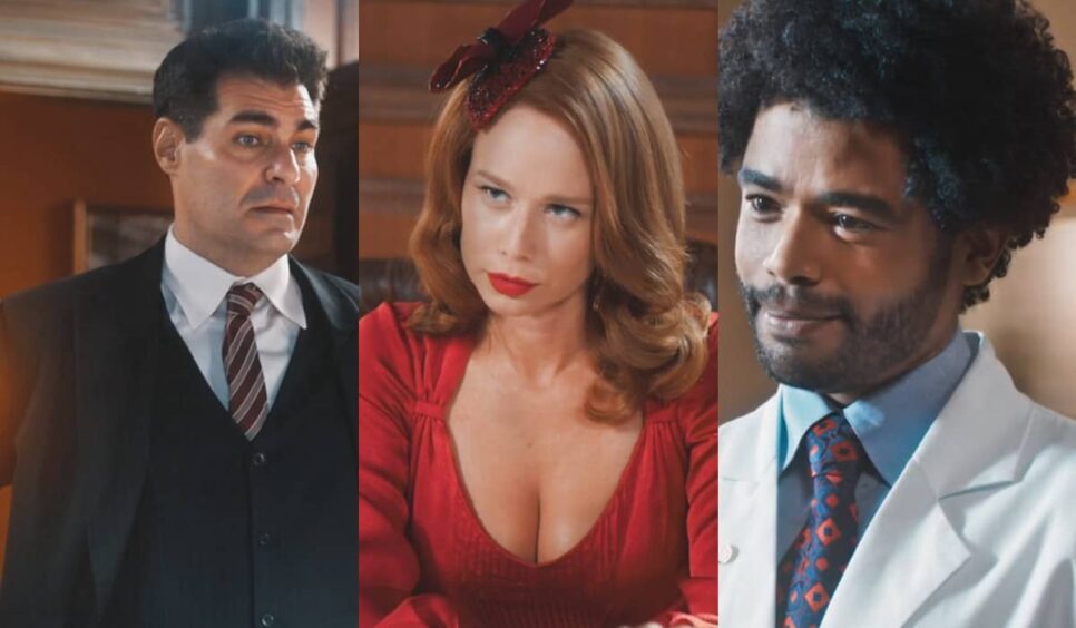 Gaspar, Gilda e Orlando em Amor Perfeito. (Foto: reprodução)
