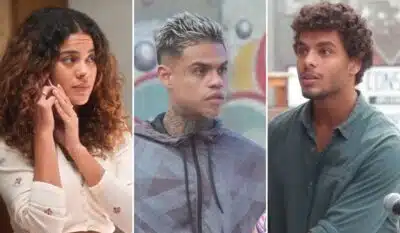 Jenifer, Hugo e Eduardo em Vai na Fé. (Foto: reprodução)