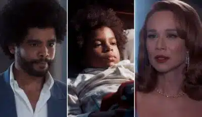 Orlando, Marcelino e Gilda em Amor Perfeito. (Foto: reprodução)