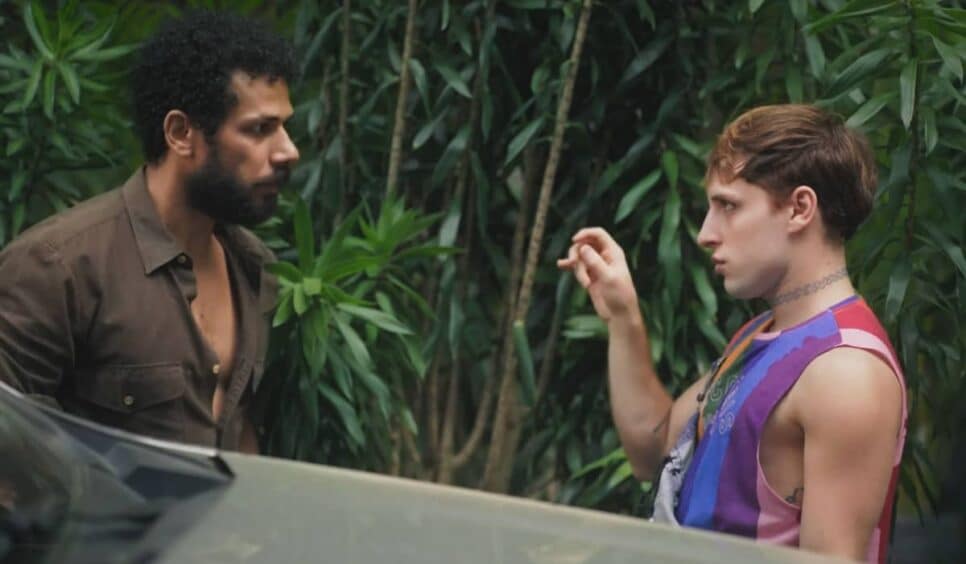 Ramiro e Kevin em Terra e Paixão. (Foto: reprodução)