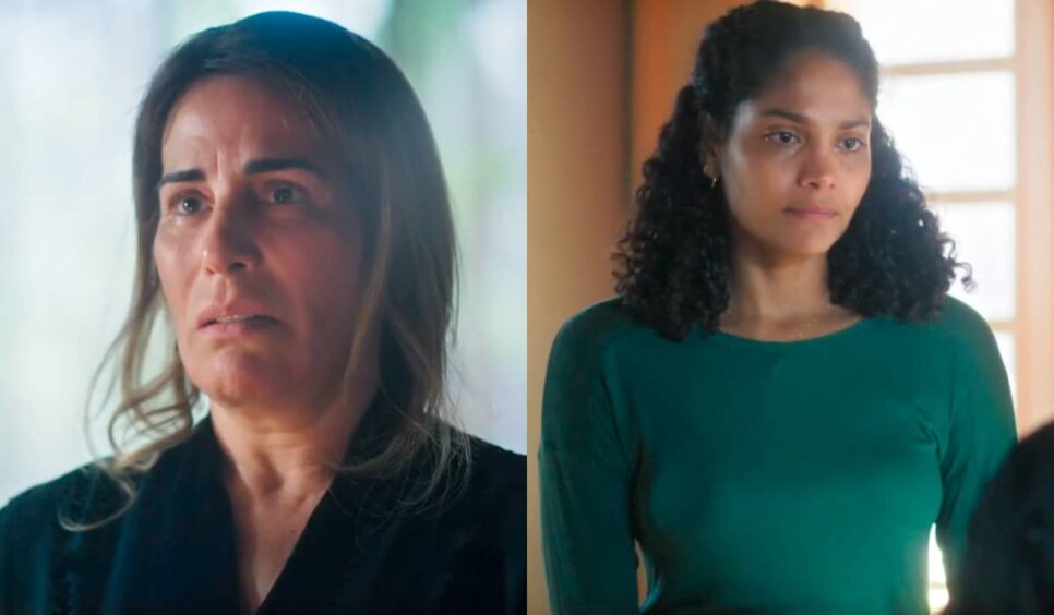Irene e Aline em Terra e Paixão. (Foto: reprodução)