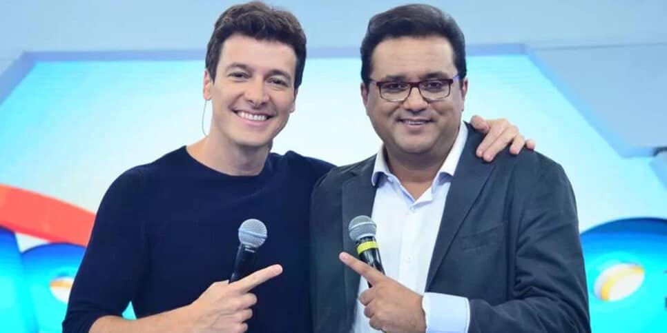 Apresentadores Rodrigo Faro e Geraldo Luís (Foto: Divulgação)