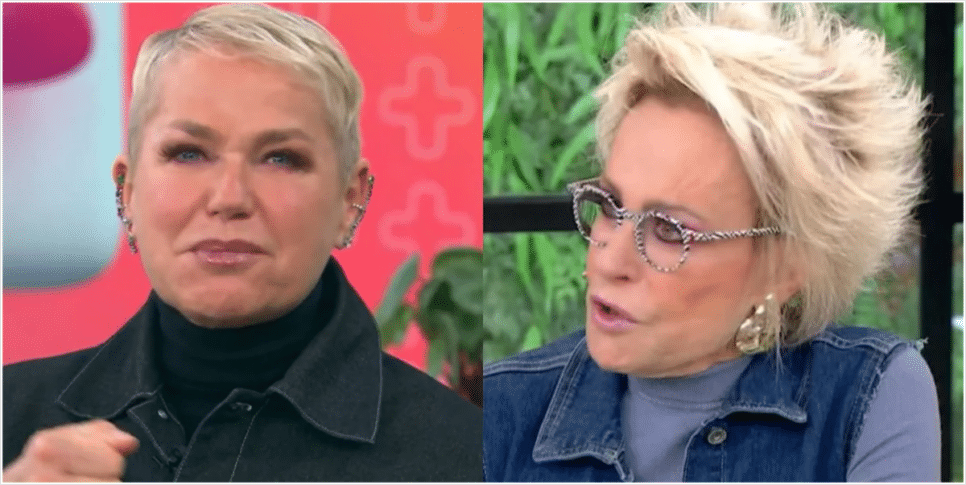 Xuxa Meneghel e Ana Maria Braga (Foto: reprodução/ Montagem/ Fatos da TV)