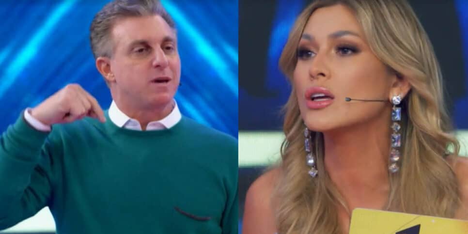 Luciano Huck precisou se explicar sumiço de Lívia de Andrade (Foto: Reprodução/Globo)