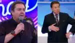 Faustão e Silvio Santos. (Foto: reprodução/Globo/SBT)