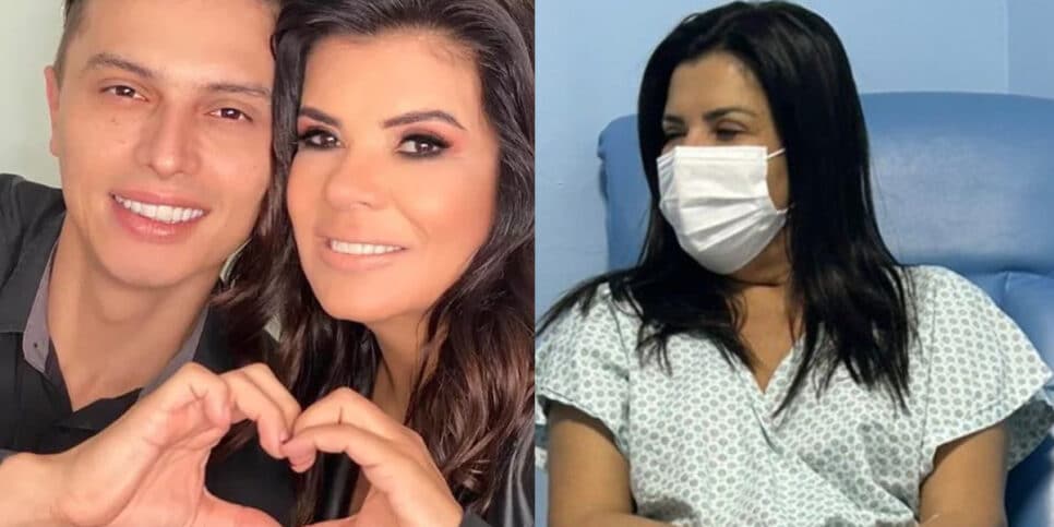 Mara Maravilha e seu marido (Foto: Reprodução-Montagem-Fatos da TV)