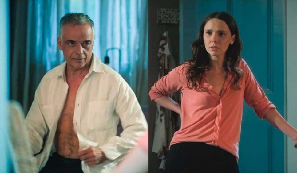 Andrade e Lucinda em Terra e Paixão. (Foto: reprodução)