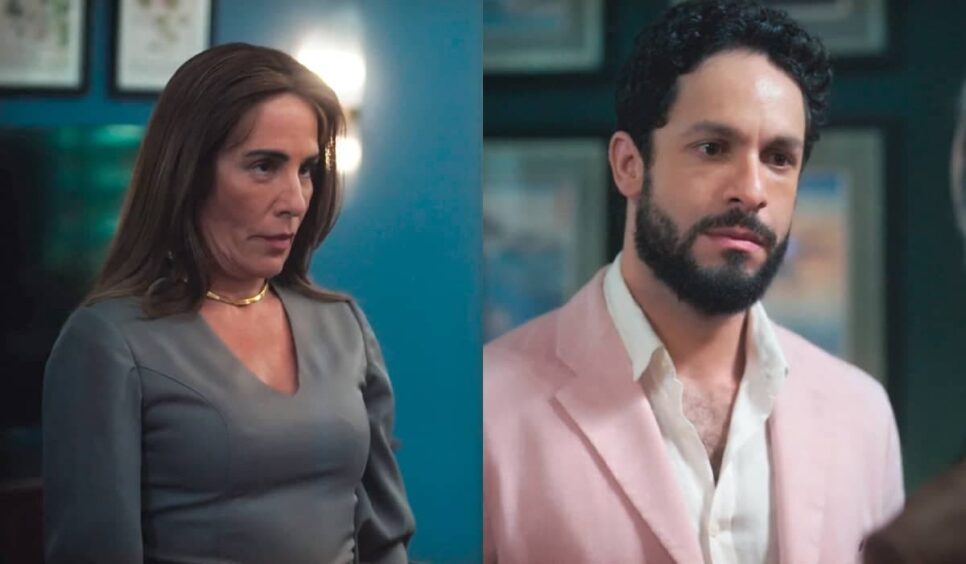Irene e Luigi em Terra e Paixão. (Foto: reprodução)