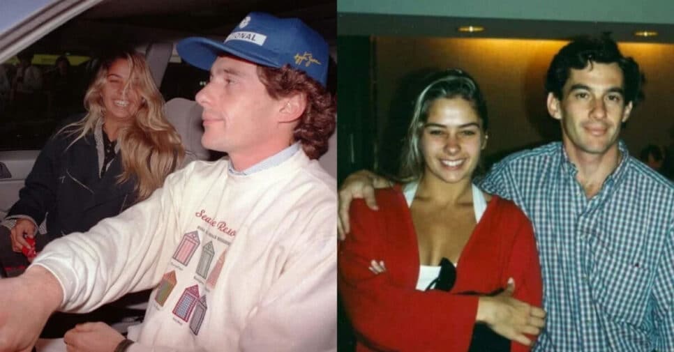 Adriane Galisteu e Ayrton Senna (Foto: Reprodução/Montagem/ Fatos da TV)