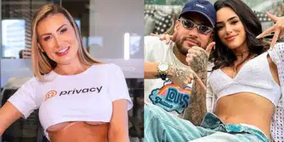 Andressa Urach e Neymar (Foto: Reprodução, Montagem, Fatos da TV)