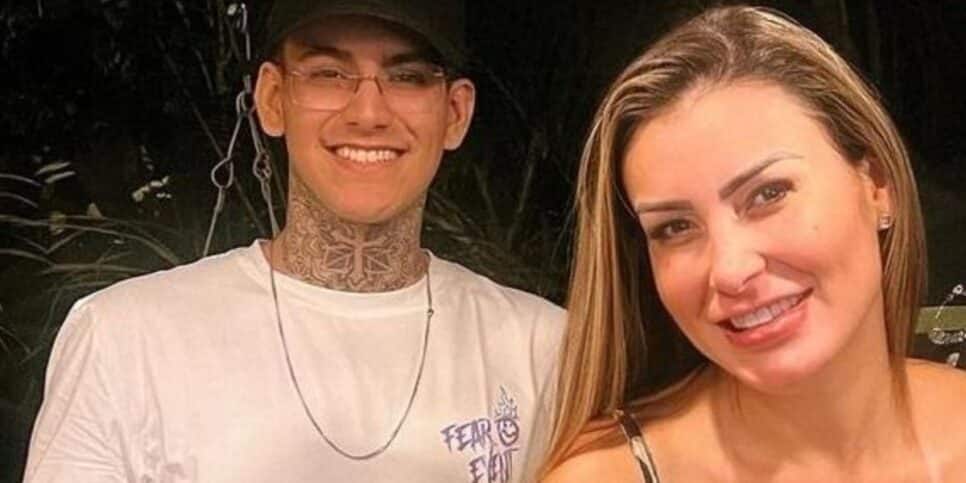 Filho de Andressa Urach trabalha com a mãe (Foto: Reprodução, Instagram)