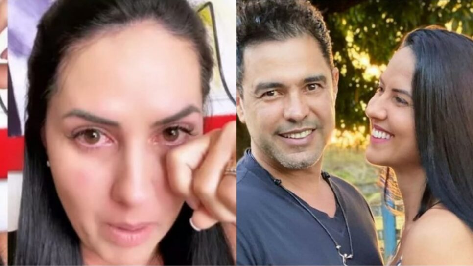 Graciele Lacerda não segura o choro (Foto: Reprodução/ Montagem/ Fatos da TV)