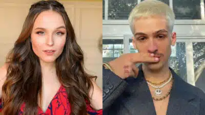 Larissa Manoela e João Guilherme (Foto: Reprodução, Montagem, Fatos da TV)