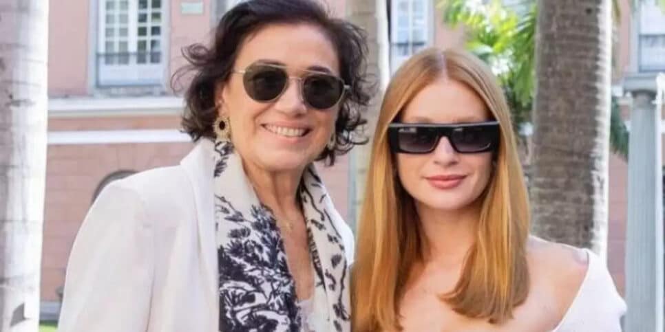 Lilia Cabral e Marina Ruy Barbosa (Foto: Reprodução, Globo)