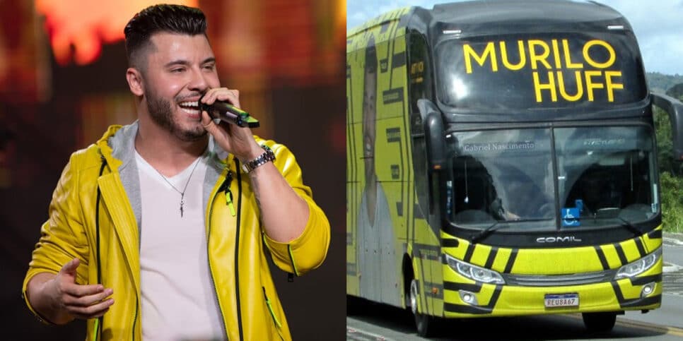 Cantor Murilo Huff (Foto: Reprodução, Montagem: Fatos da TV)