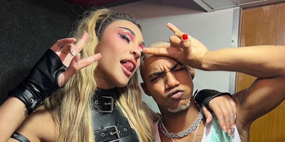 Pabllo Vittar e cantor Kannalha (Foto: Reprodução, Instagram)