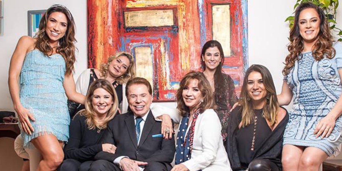 Silvio Santos e filhas (Foto: Reprodução, Instagram)