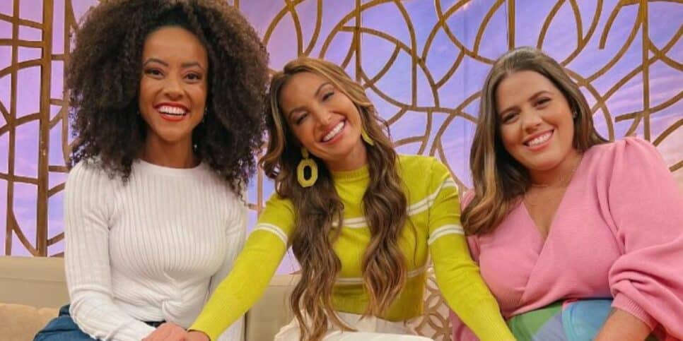 Tati, Valéria e Patrícia Poeta, apresentadoras do Encontro da Globo (Foto: Reprodução/Globo)