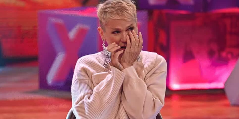 Xuxa Chorando (Foto: Reprodução, Globo)