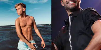 Modelo afirma sair com cantor famoso (Foto: Reprodução, Montagem, Fatos da TV)