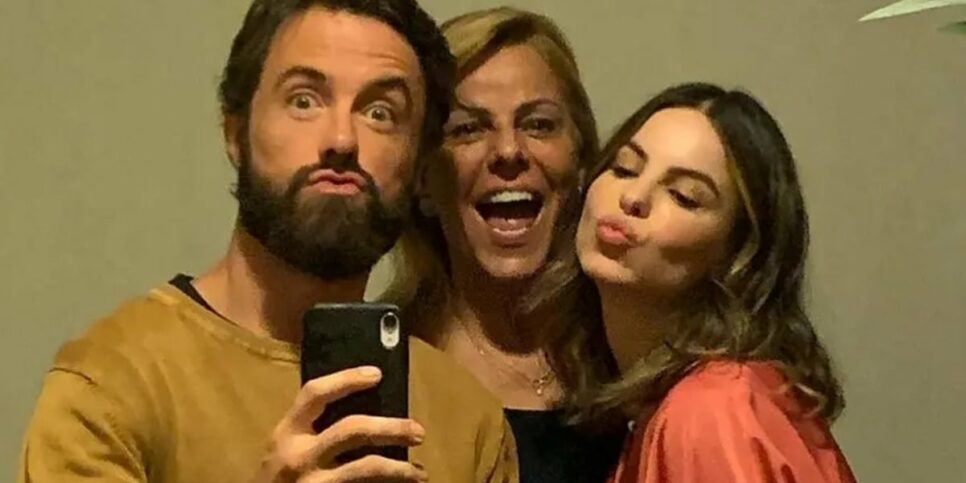 Ator Kayky Brito e sua mãe (Foto: Reprodução, Instagram)