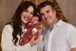 Claudia Raia, o marido e o filho Luca (Foto: Reprodução/Internet)