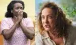 Jussara e Agatha em Terra e Paixão (Foto: Reprodução, Montagem, Fatos da TV)