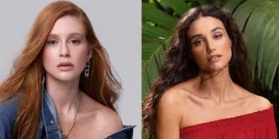 Marina Ruy Barbosa e Débora Nascimento (Foto: Reprodução, Montagem, Fatos da TV)