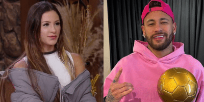 Nathalia Valente e Neymar (Foto: Reprodução, Montagem, Fatos da TV)