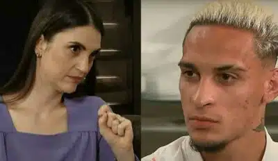 Chris Flores e Antony (Fotos: Reprodução/SBT)