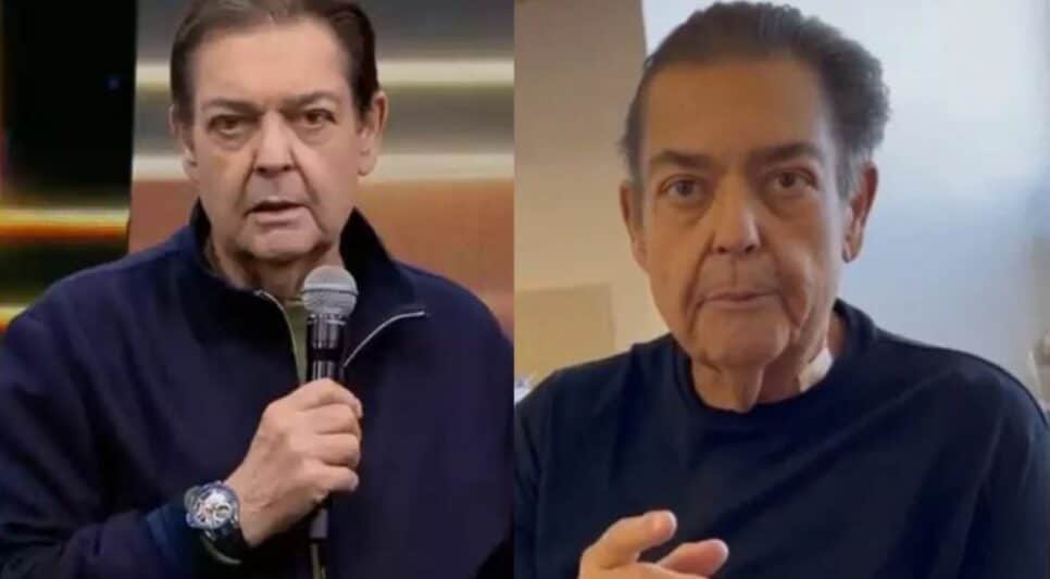 Faustão surpreende ao compartilhar seu novo plano após o procedimento cirúrgico (Fotos: Reprodução/Internet)