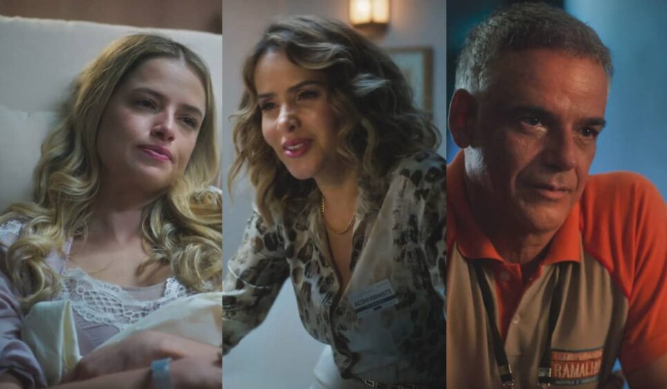 Graça, Gladys e Andrade em Terra e Paixão. (Foto: reprodução)