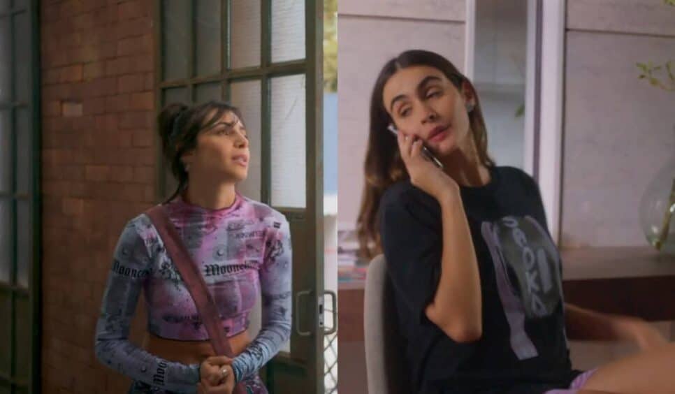 Ísis e Cris em Elas por Elas. (Foto: reprodução)