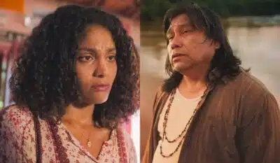 Aline e Jurecê em Terra e Paixão. (Foto: reprodução)