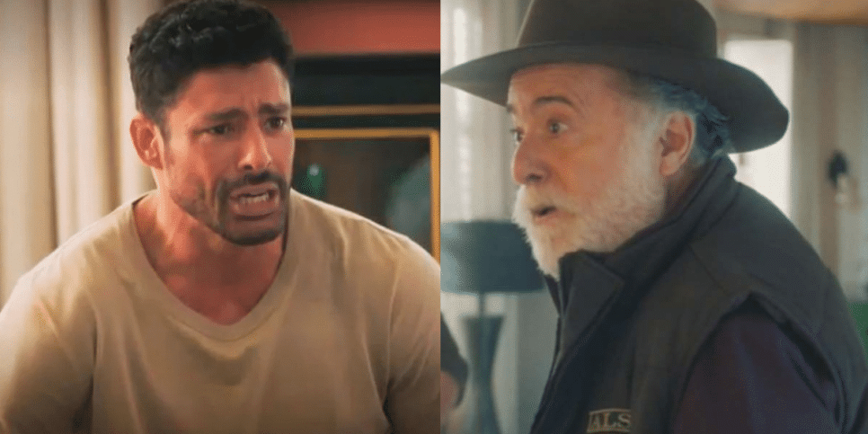 Cauã Reymond e Tony Ramos Terra e Paixão briga (Foto: Reprodução, Globo)
